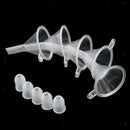 MagiDeal 5pcs 10ml Empty Mascara Tube Liquid Bottle+Rubber Inserts+Funnel
