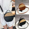 Round Straw Bags Women Summer Rattan Bag Handmade Woven Beach Cross Body Ba X1N3