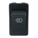 12V 35A 4 Pin Fog Light Rocker Switch with LED for Car Truck Dash (Red)