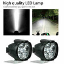 Car Motorcycle Headlight Spot Fog Lights 6 LED Front Head Waterproof New U3 T3I8