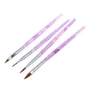 Professional Lots 6 PCS Acrylic Nail Art Pen Brush Painting Dotting Tool Fa Z8O6