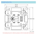 LM317 LM337 Positive and Negative Dual Power Adjustable Power Supply Board  R8F4