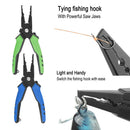 Angling Fishing Pliers Scissors Hook Removal Disgorger Line Cutter  Green