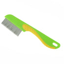 Pet Rake Comb Hair Grooming Trimmer Dog Cat Stainless Steel Pins Cleaning Too %o