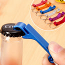 Novelty Metal Key Chain Bottle Opener Silvery Key Chain Ring Bar Tool 3C