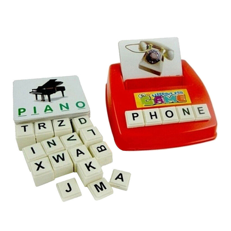 Funny Learning Machine Toys Kids Educational Letters Card 26Letters+30Cards