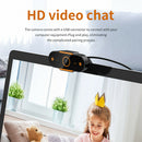 Online Meeting Teaching Noise Reduction Microphone Webcam 1080P USB Web Camera