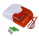 Mini Wired Strobe Warning Siren Durable Dc 12V Sound Alarm Flashing Light S P8B6