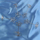 10pcs Metal Star Table Number Photo Holder Stands for Weddings Party Gather F7Z8