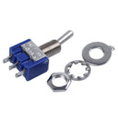 5 Pcs AC 3A/250V 6A/125V ON/ON SPDT Mini 2 Position Latching Toggle Switch