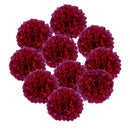 1 Bouquet 10 Head Artificial Silk Daisy Flower Bridal Wedding Party Burgundy