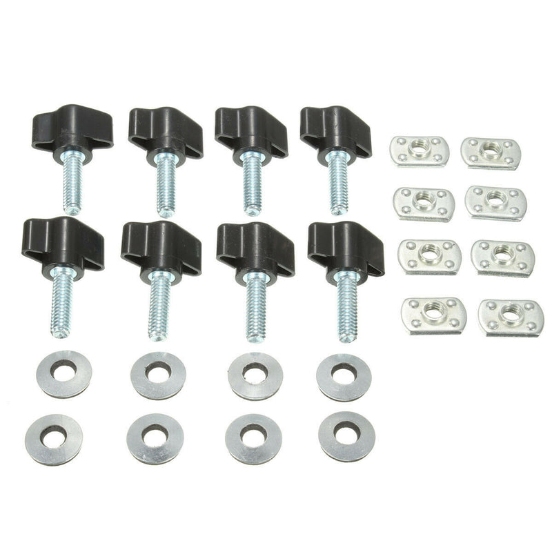 1 Set Universal Hard Top Quick Removal Nut Screws Washers For Jeep /Wrangle G4O1