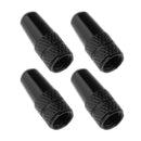 Tyre Tire Valve Air Caps Cover Screw Car Bike Bicycle Motorbike Black