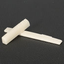 Beige Bone Bridge Saddle And Nut For Acoustic Guitar