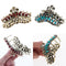 2pcs Metal Hair  Clip Hairpin Rhinestone Retro Gift