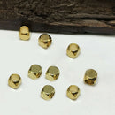Fashion  Bronze Brass Loose Spacer Beads Charm Jewelry Findings 3x3mm DIY Hot