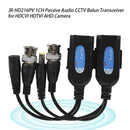 1 Pairs CCTV Coax BNC Video Power Balun Transceiver to CAT5e 6 RJ45 Connector FT