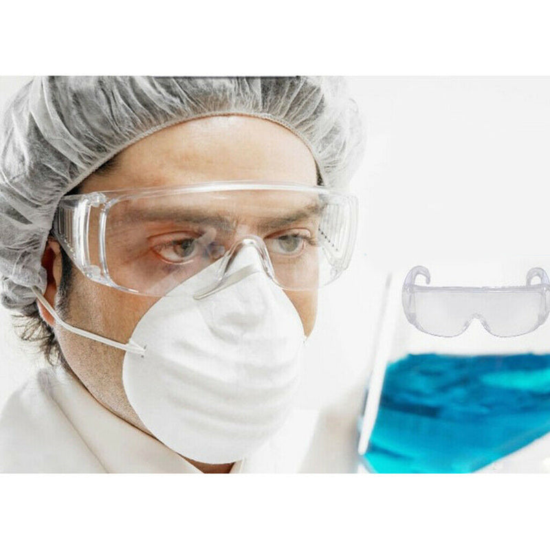 2 lot Ligthweight Safety Goggles Shockproof Labor Protection Eyewear Glasses