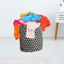 Large Capacity Foldable Laundry Basket Clothes Drawstring Storage Bucket