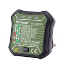Borbede Outlet Tester Power Socket Automatic Electric Circuit Polarity Volt