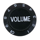 3pcs Plastic Electric Guitar Bass Volume Knob Potentiometer Caps(Black) A