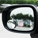 2pcs Round Frameless Car Blind Spot Mirrors Side Rearview Parking Mirrors