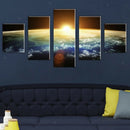 Modern Wall Hanging Canvas Picture Art Print Painting Home Decor Sunrise-S