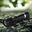Rechargeable USB Ultra-Bright T6 LED Torch with Beam Focusing Flashlight us N0A1