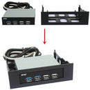 Black 3.5" to 5.25" Drive Bay Computer PC Case Adapter Mounting Brac O Gw