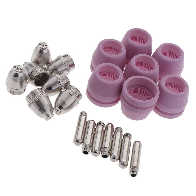 21Pcs For AG60 SG55 Plasma Cutter Torch Consumables Accessories Nozzle Electrode