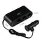 12V/24V Car 3 Sockets Cigarette Lighter Splitter Dual USB Port Charger Adapter