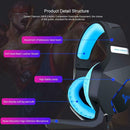 G600 Gaming Headsets Headphones with Light Mic Stereo Deep Bass Earphones