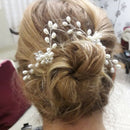 Prom Festival Wedding Hairpin Beautiful Floral Headdress Plait Hair Clip Ac I4D2