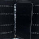 Large Capacity Fountain Pen Case PU Leather Black Color 48 Slots Pen Pouch  A2B5