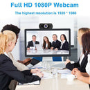 1080P Full HD Webcam with Built-in Microphone USB Auto Focus PC Web Camera