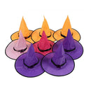 Halloween Decorations Outdoor 8Pcs Hanging Lighted Glowing Witch Hat Decora