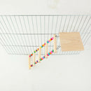 Wood Ladder Pet Birds Climbing Toys Parrots Swing