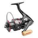 Spinning Reel Metal Spool Small Winter Ice Fishing Reel w/2x Fishing Reel Handle