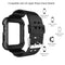 For Watch iWatch 42mm Protective Rugged Case Strap Band Black Series FT