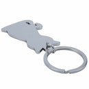 1 Piece Personalized Metal Cat Key Chain ,Key Ring O6K8