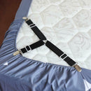4pcs Sheet Fasteners Bed Sheet Buckle Table Cloth Clip Anti-Move Band