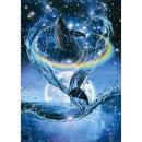 5D DIY Full Drill Diamond Painting Dolphin Leap Cross Stitch Embroidery Kit