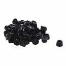 60 Pcs Universal TapeRed Black Rubber Feet Bumper Pad Washer 15mmx10mm U2H4
