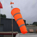24" Windsock Reflective Outdoor Boat Airport Garden Patio Lawn Windsock Orange