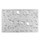 Letter Printing Metal Cutting Dies Embossing Album Paper Card Craft Decor
