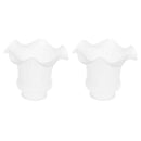 2pcs E27 Clear Glass Pendant Lamp Chandelier Ceiling Pendant Lampshade DIY