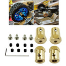 4xMetal Brass 5mm to 12mm Wheel Hub Extension Adapter Coupler for WPL D12 RC Car