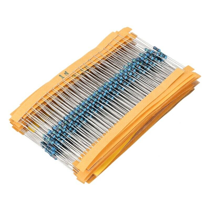 1% Precision 1 / 4W 30 Values â€‹â€‹Metal Resistor Resistance Kit, Set of 600 p