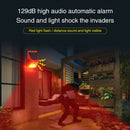 Security Lighting LED Solar Lamp Remote Control Outdoor Waterproof Motion Sensor