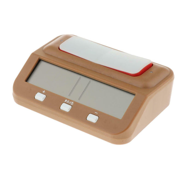 Chess Clock Digital Chess Timer Professional for Board Game Timer  Brown